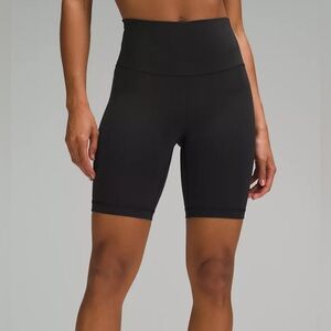 Lululemon Wunder Train High-Rise 8” Shorts Black Size 4 NWT Everlux